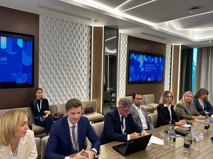 Photo documentation illustrating Loran Jacobs working as Executive Leadership at Deep-Tech Ventures during the "The 3rd Eurasian Economic Forum (EAEF)" project in Yerevan. (Track: Entrepreneurship, Top Management)