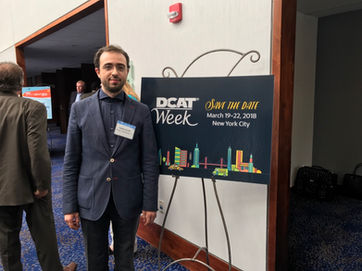 Photo documentation illustrating Loran Jacobs working as Executive Leadership at Deep-Tech Ventures during the "DCAT Sharp Sourcing 2017 - Buyers and Suppliers Forum" project in New Brunswick. (Track: Top Management)