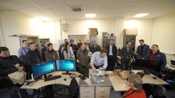 Photo documentation illustrating Loran Jacobs working as Executive Leadership at Deep-Tech Ventures during the "1st Shvabe R&D Strategic Session at MIPT" project in Moskva. (Track: Top Management)
