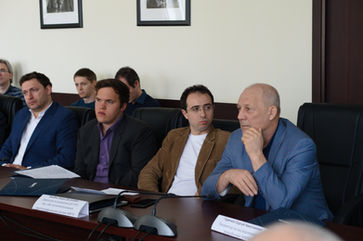 Photo documentation illustrating Loran Jacobs working as Executive Leadership at Deep-Tech Ventures during the "MIPT Cryptographic Lab Launch" project in Dolgoprudny. (Track: Entrepreneurship)