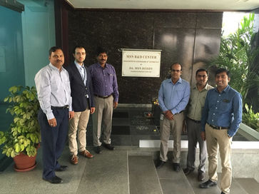 On December 16-17, 2016 Dr. Loran Jacobs visited MSN Laboratories Private Limited at MSN House, Industrial Estate, Sanath Nagar, Hyderabad, India to meet directly with MSN R&D. The discussions were intense and were finalized on next morning of December 17, 2016.