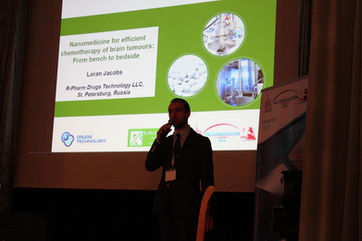 Photo documentation illustrating Loran Jacobs working as Executive Leadership at Deep-Tech Ventures during the "International Scientific Symposium "Polycondensation 2016"" project in Sankt-Peterburg. (Track: Top Management)