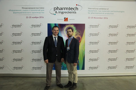 Loran Jacobs mingling with Top Movers and Shakers of the Pharma Industry at Pharmtech & Ingredients 2016 International Exhibition