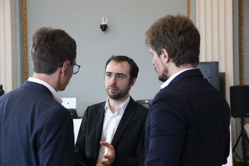 Photo documentation illustrating Loran Jacobs working as Executive Leadership at Deep-Tech Ventures during the "Technosreda 2021 AI Festival" project in Moskva. (Track: Entrepreneurship, Top Management)