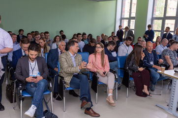Photo documentation illustrating Loran Jacobs working as Executive Leadership at Deep-Tech Ventures during the "MIPT Cryptographic Lab Launch" project in Dolgoprudny. (Track: Entrepreneurship)