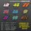 Thumbnail: RACING NUMBER SET STYLE SRGFX35