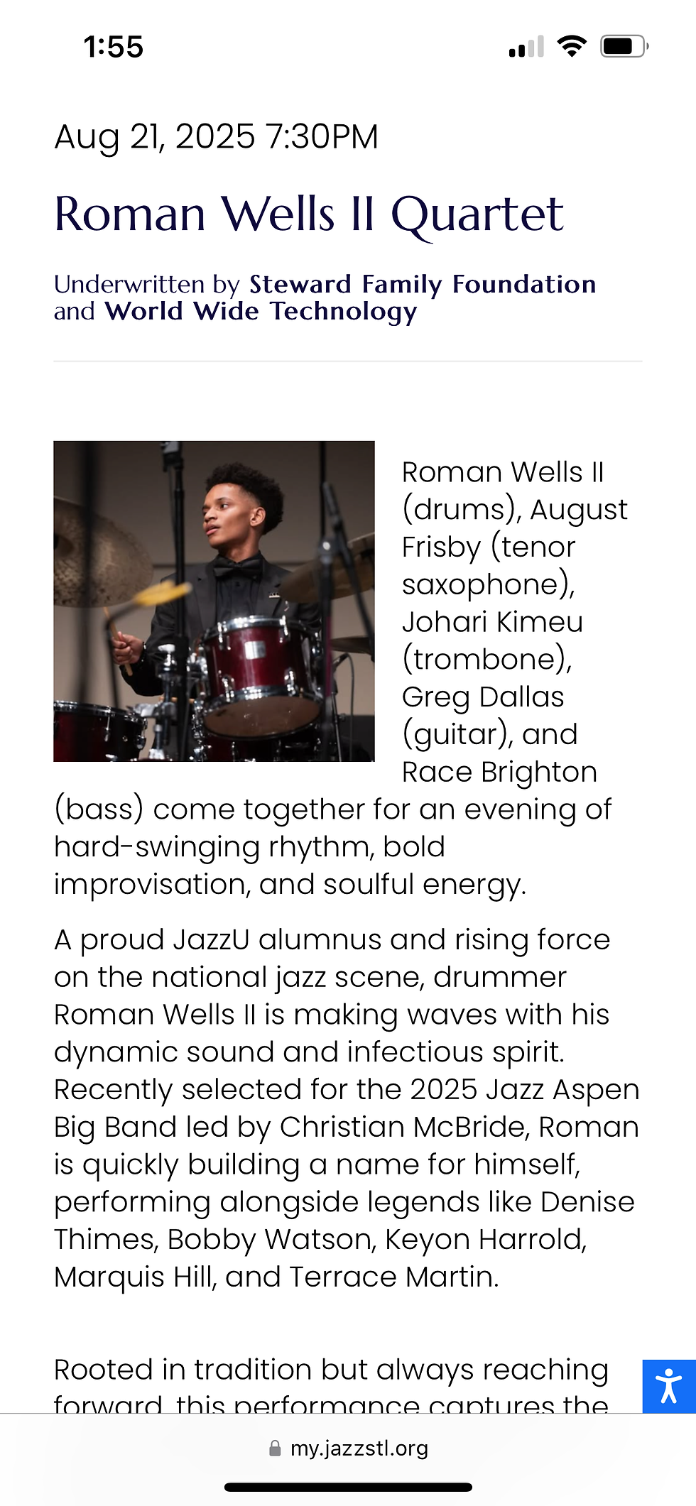 Roman Wells II Live in Motion