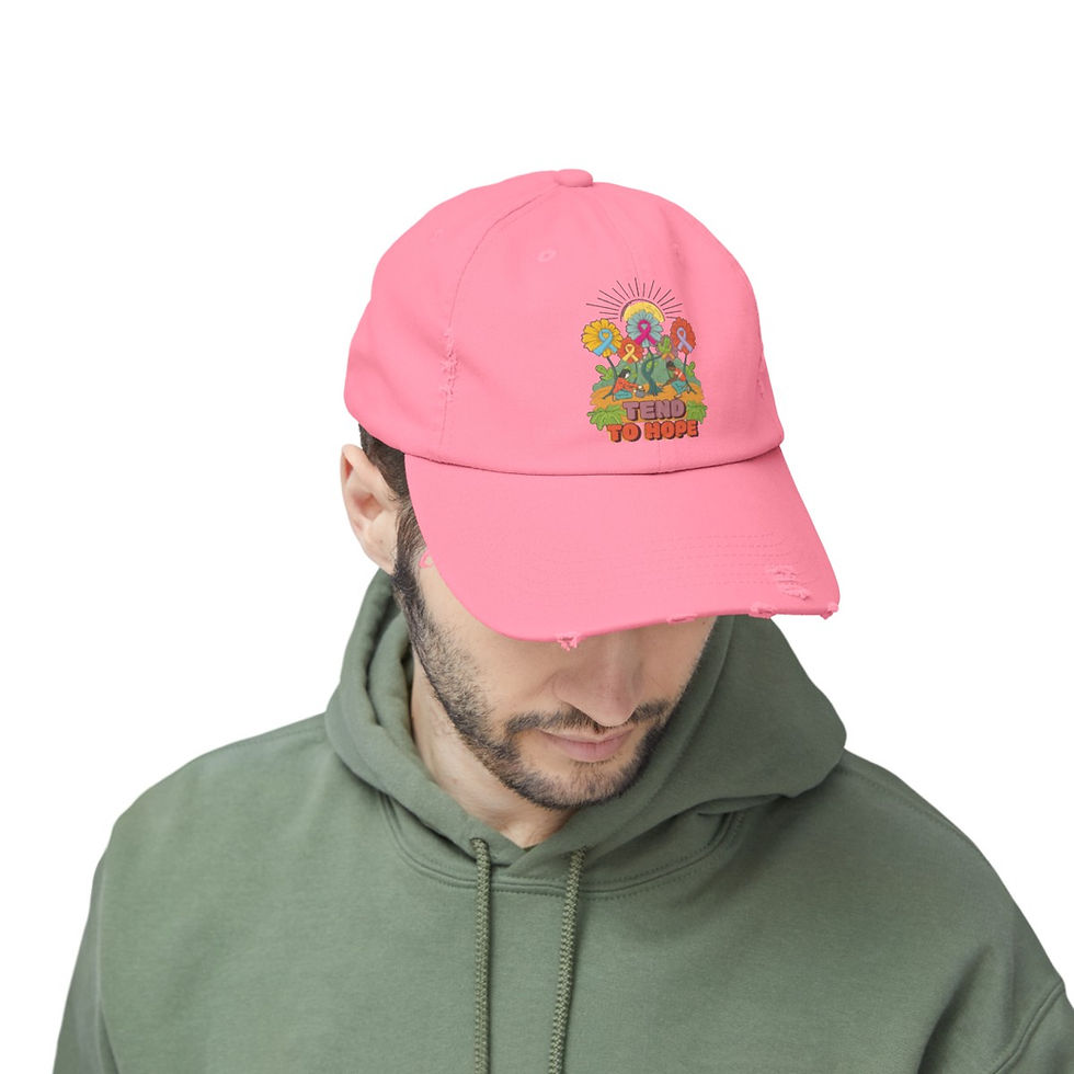 Thumbnail: Unisex Distressed Cap