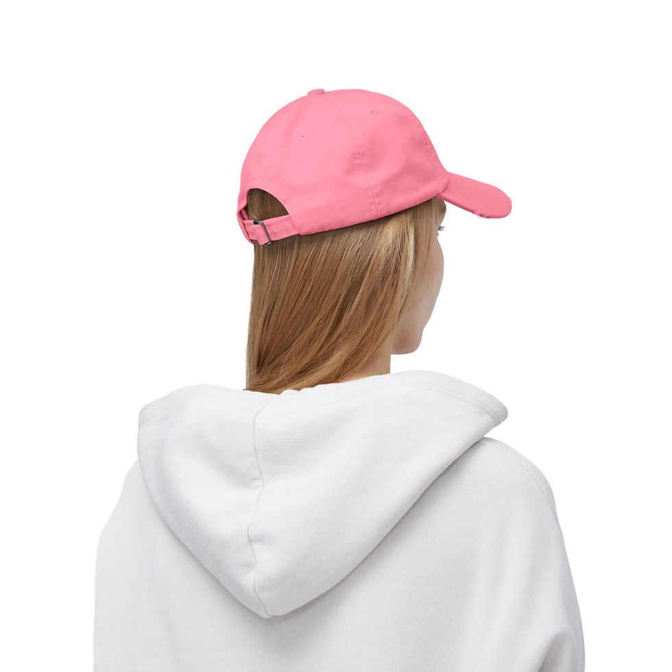 Thumbnail: Unisex Distressed Cap