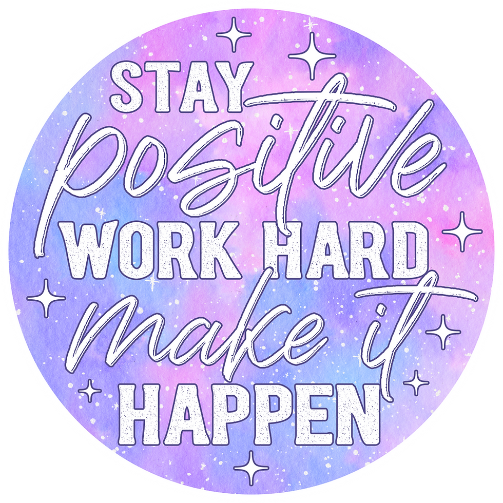 Thumbnail: Round Motivational Stickers - Various designs & sizes