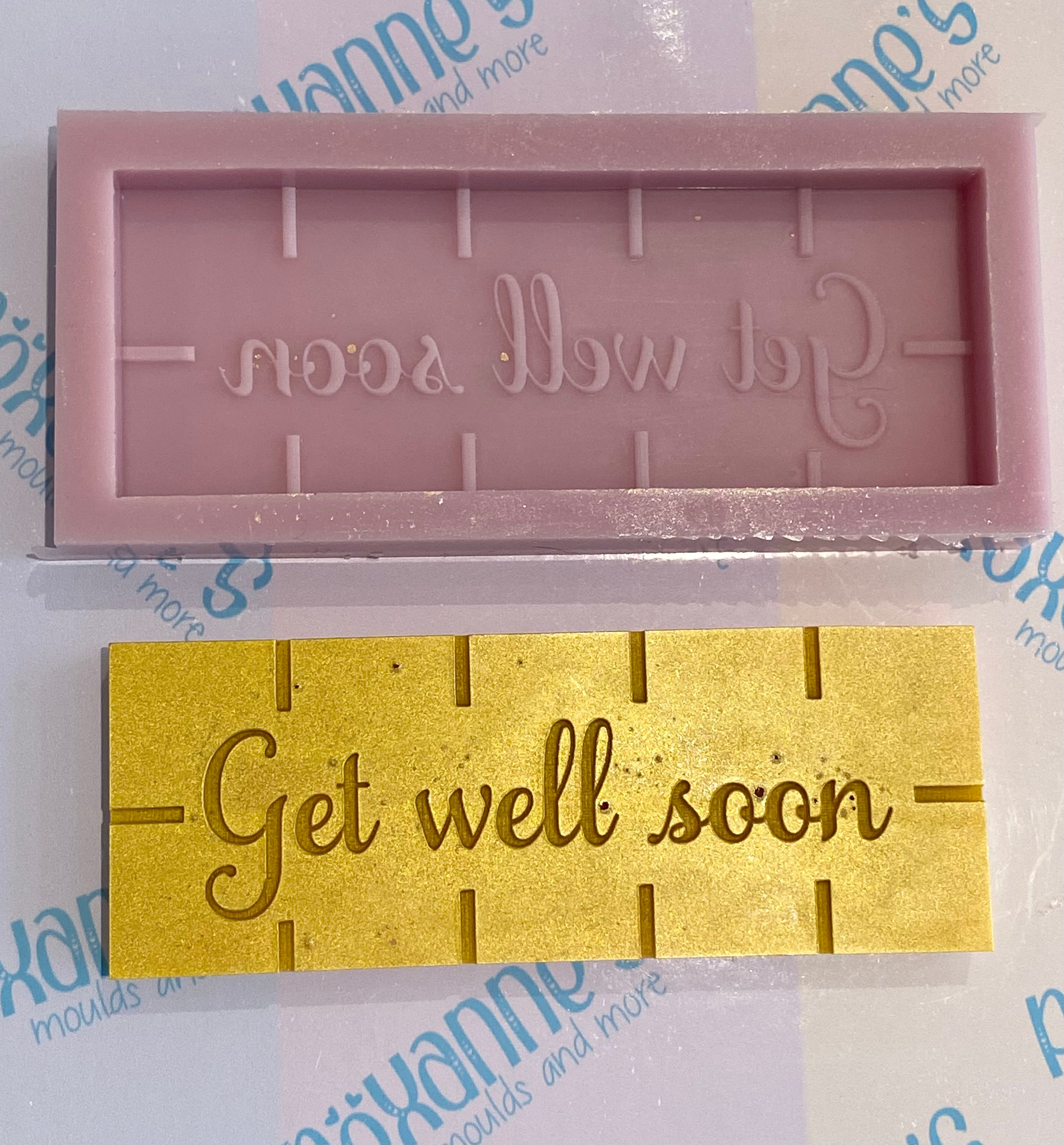 Get well soon Snap Bar mould