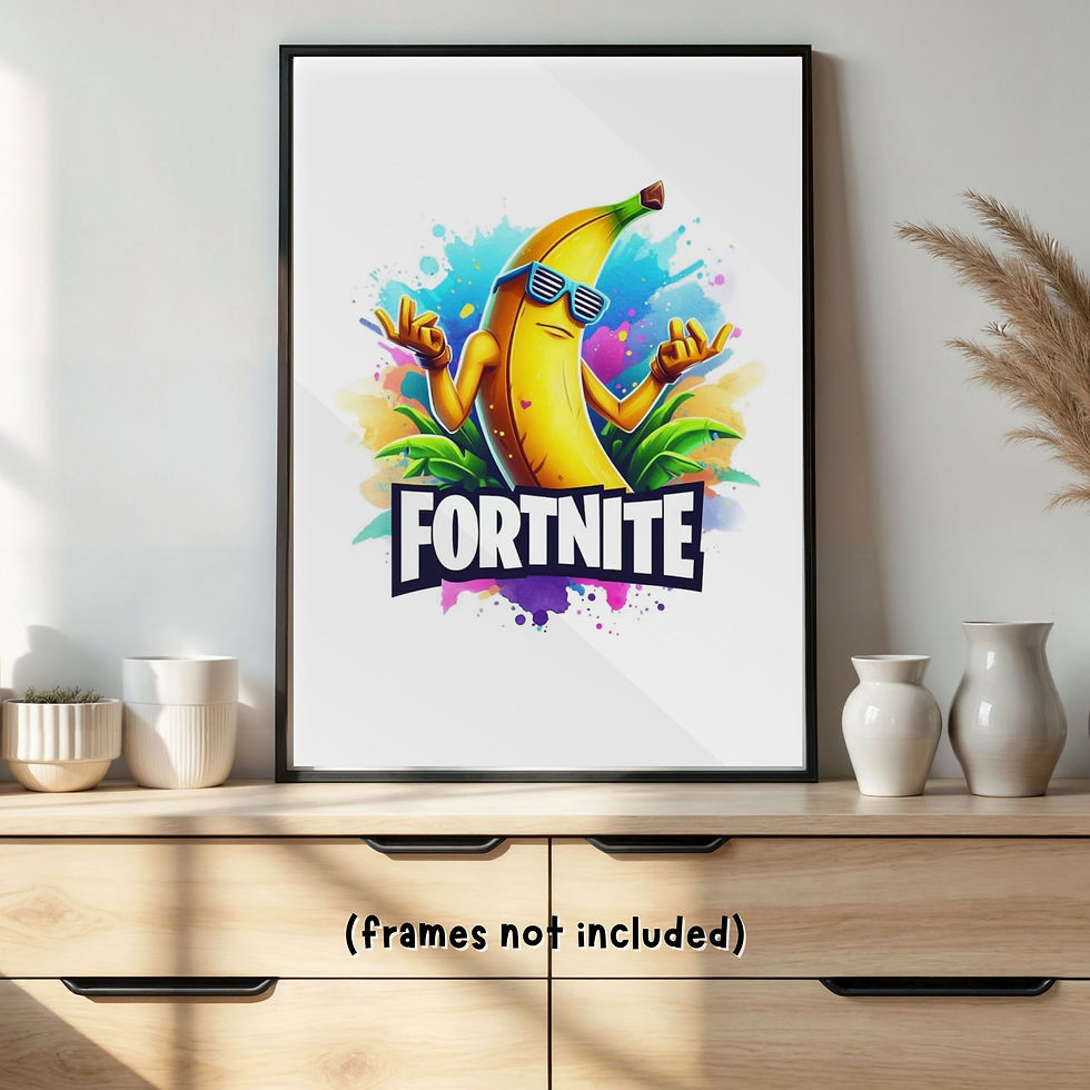 Peely Fortnite Poster Print - Gamer