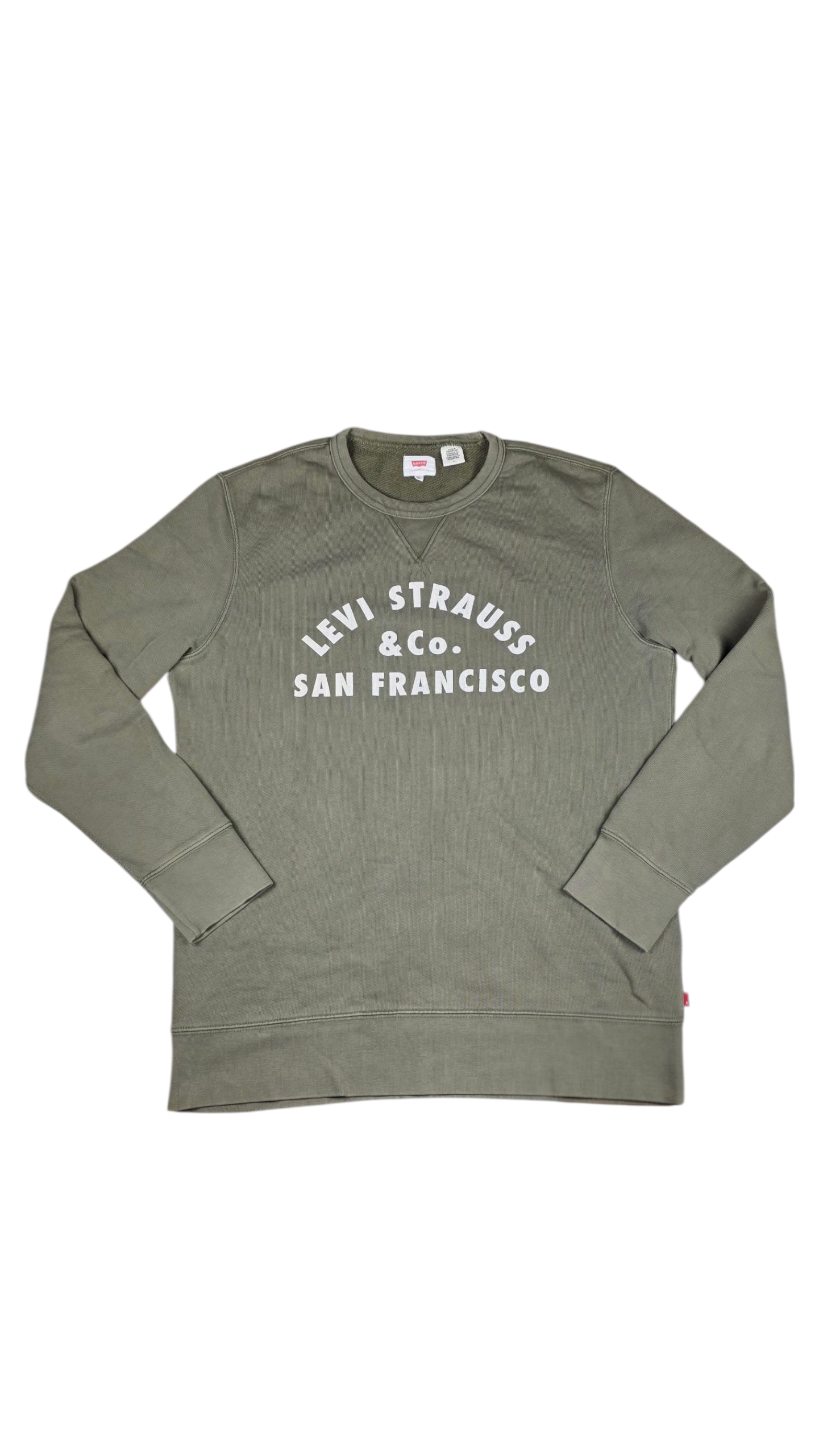 Sweat-shirt Levi Strauss & Co. San Francisco, vert olive