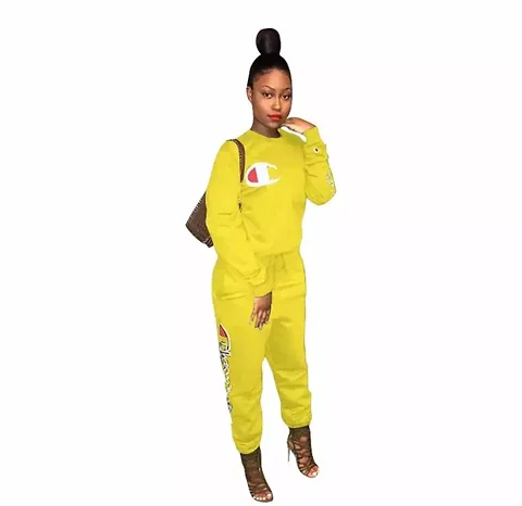 yellow champion jumpsuit