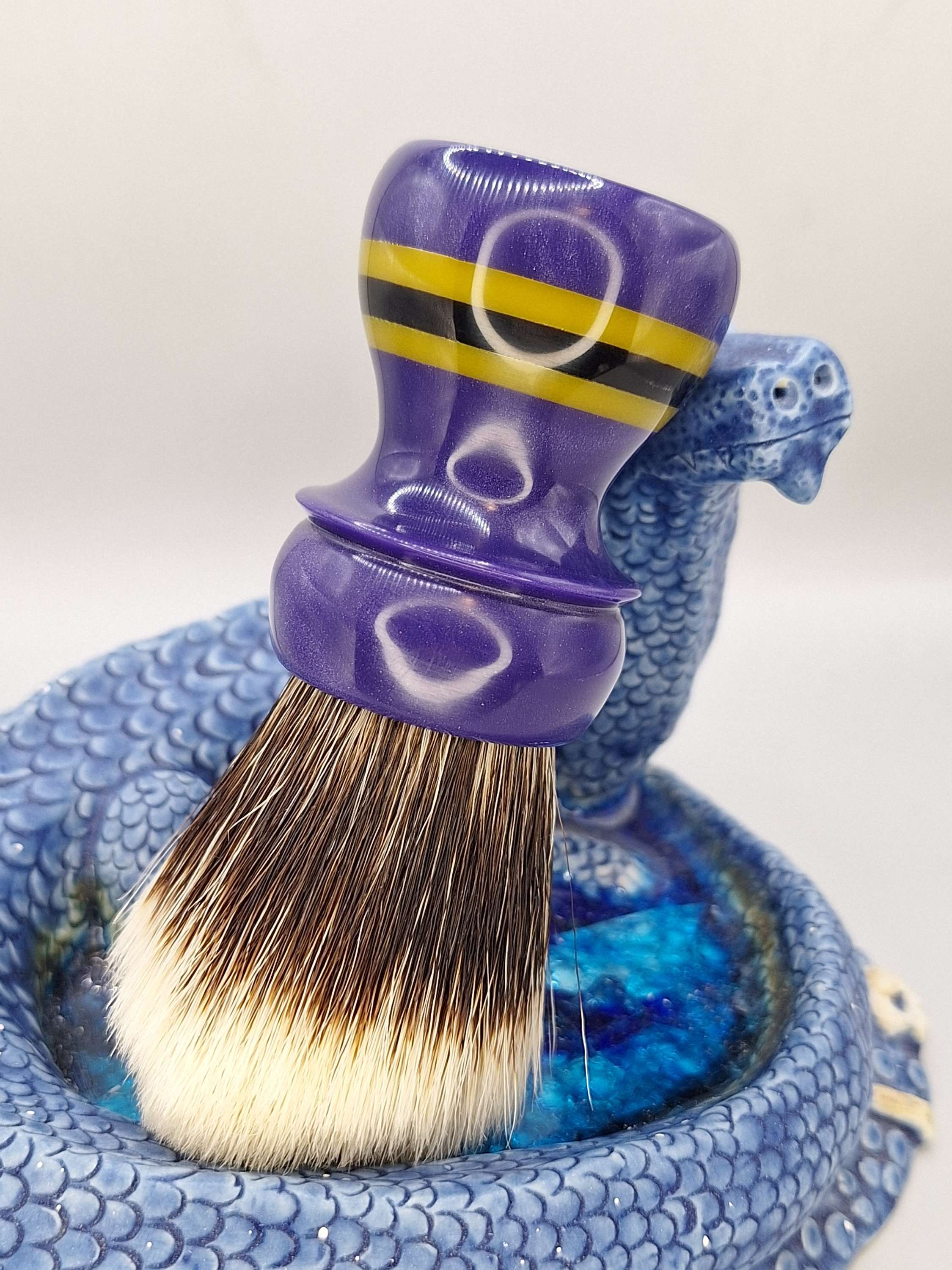 "Black/Yellow stripe" 26mm Acrylic