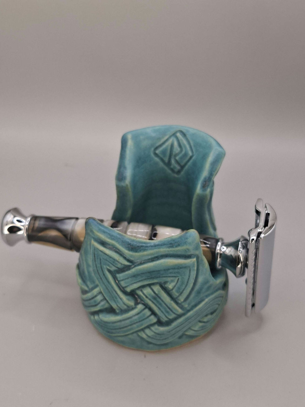 Thumbnail: Deluxe Celtic/Viking Brush/Razor Stand/Display 