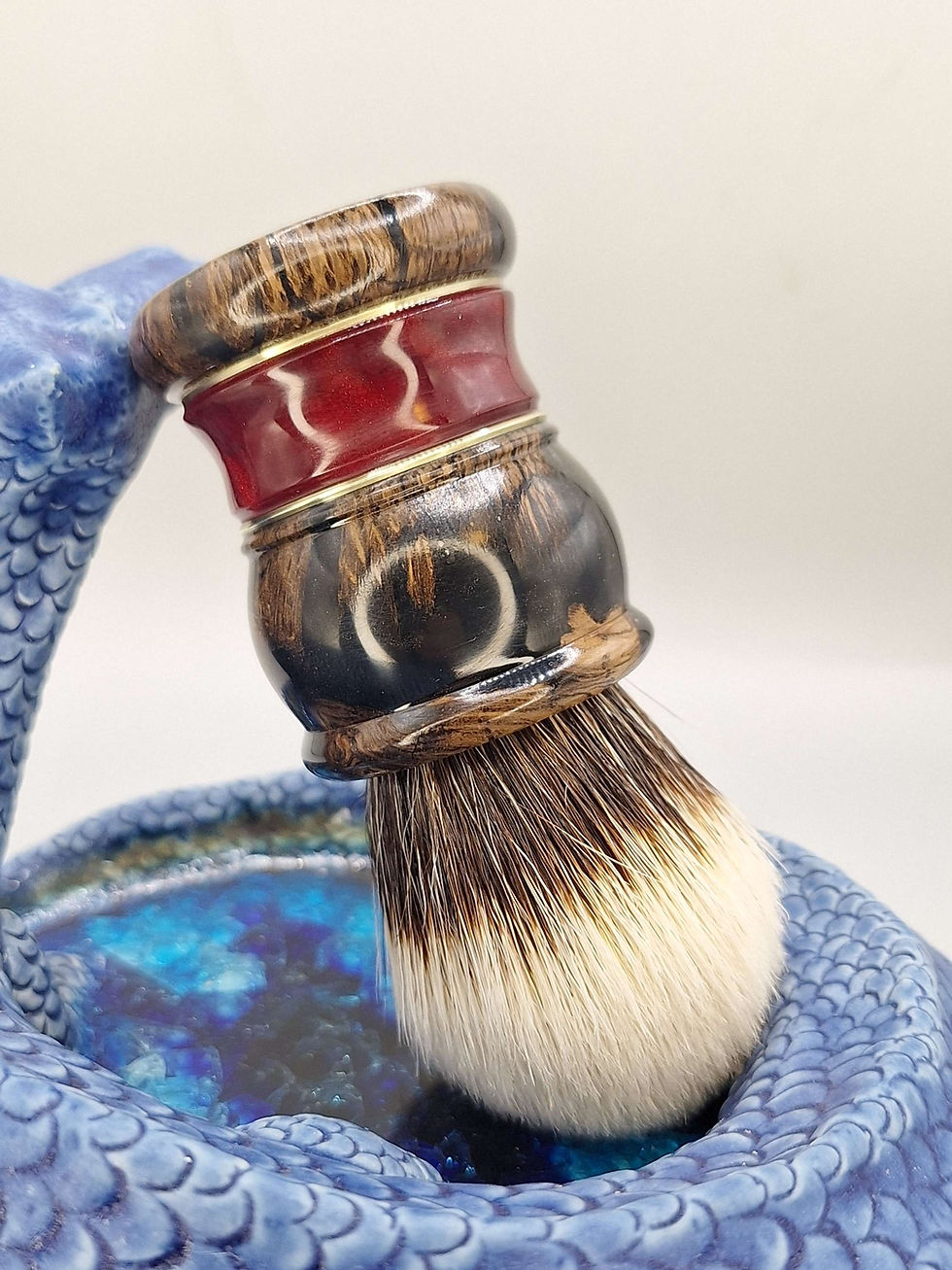 Thumbnail: "Ancient Ruby" 24mm Neolithic 8000yr old Oak/Brass 