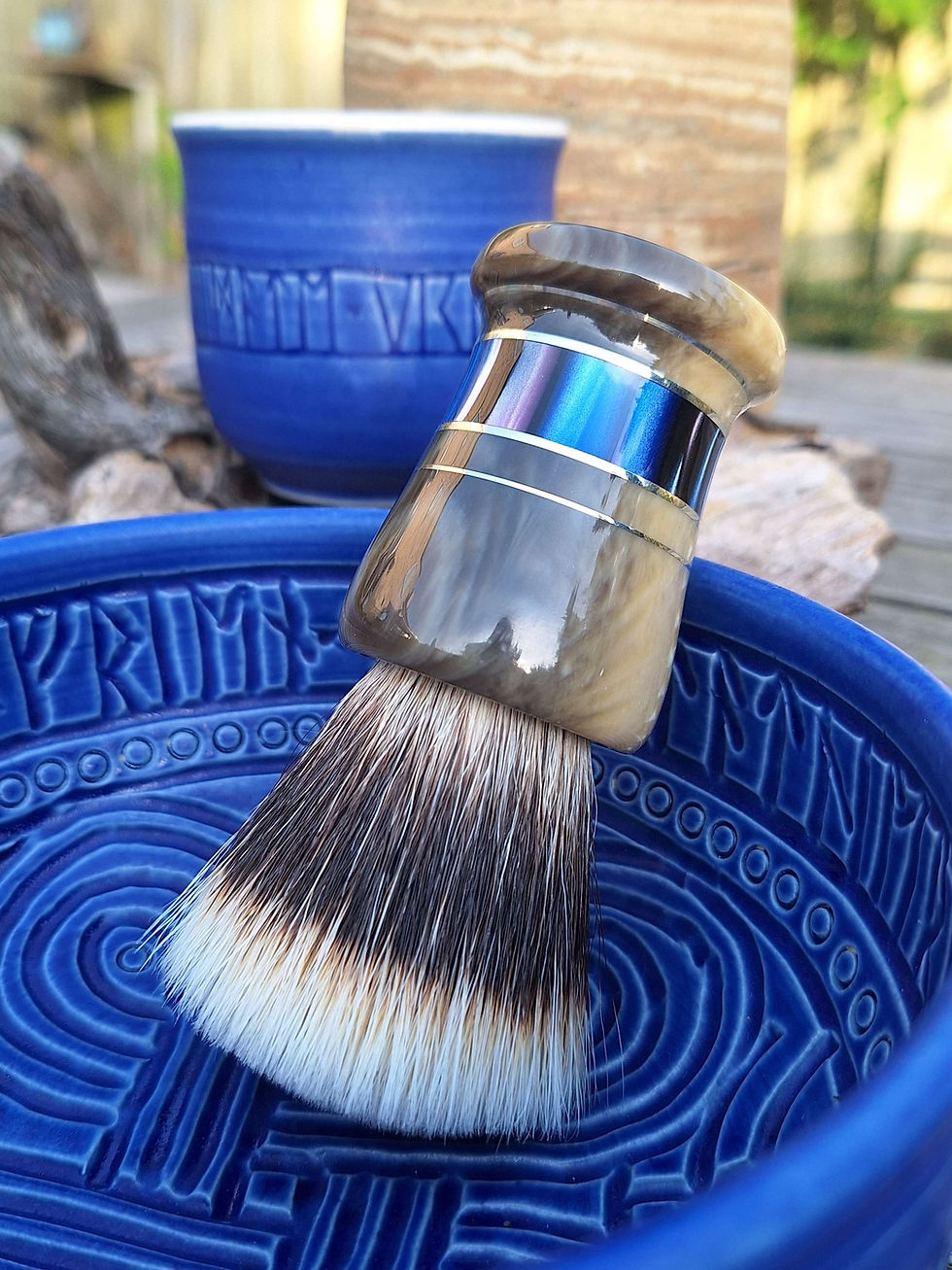 Thumbnail: "Unicorn Horn" 26mm Acrylic/Nickel Silver 