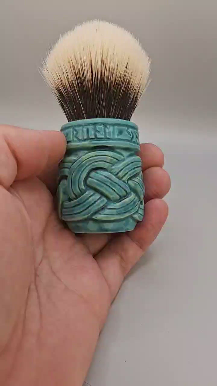 Thumbnail: Deluxe Celtic/Viking chubby ceramic handle  26mm 