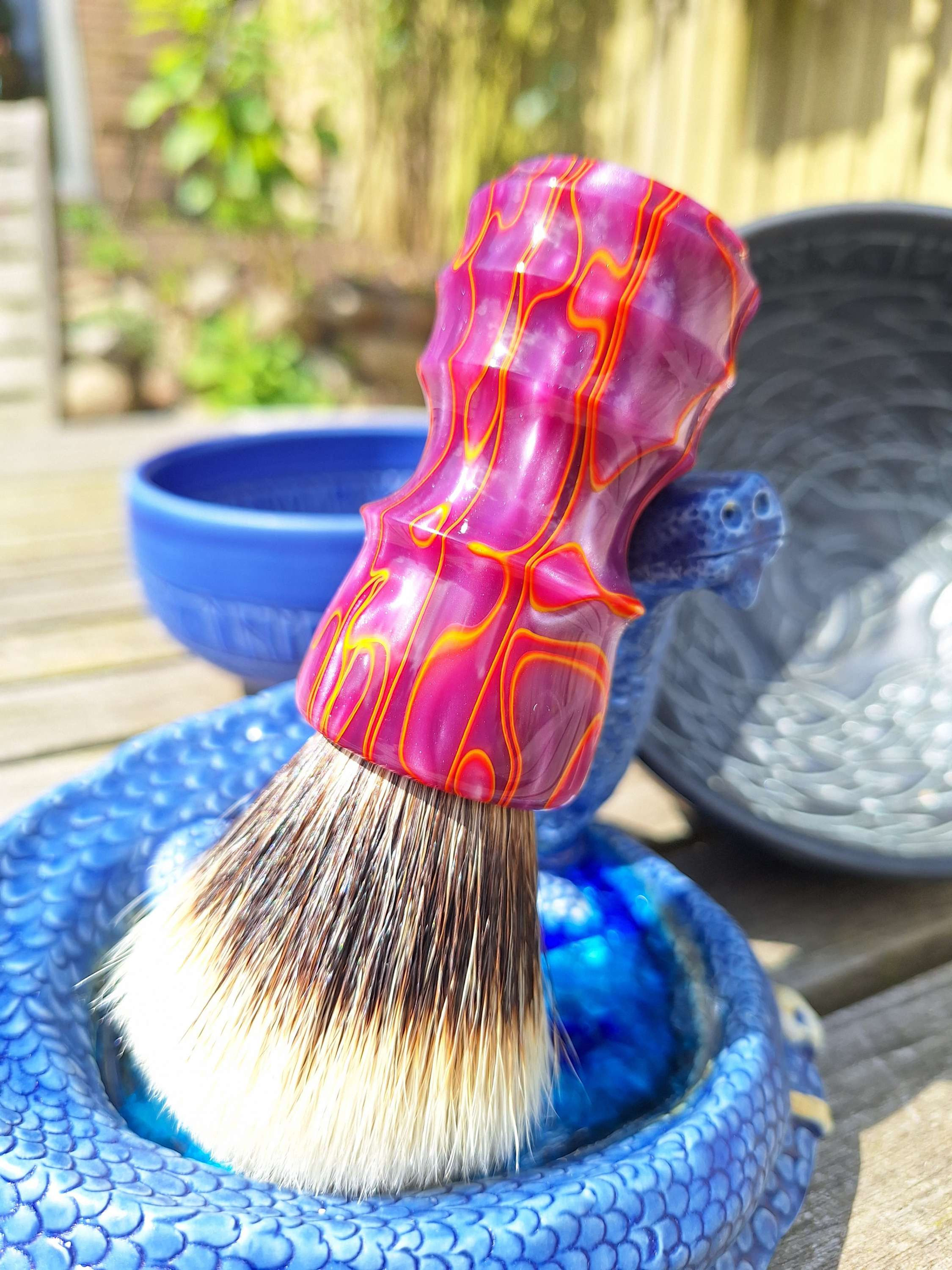 "Neon Wave" 26mm Acrylic