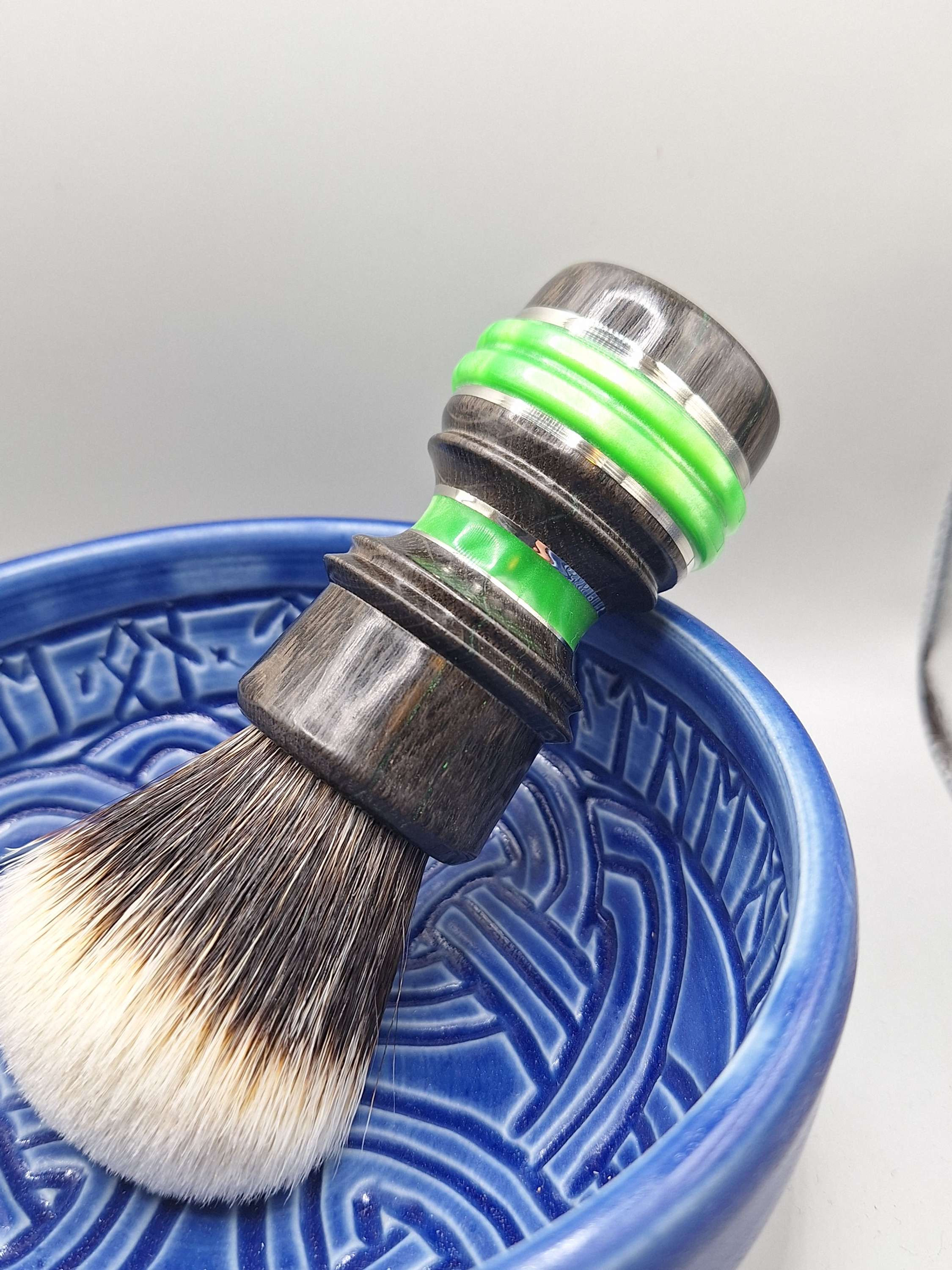 'Green Apple flake' 26mm Bog Oak