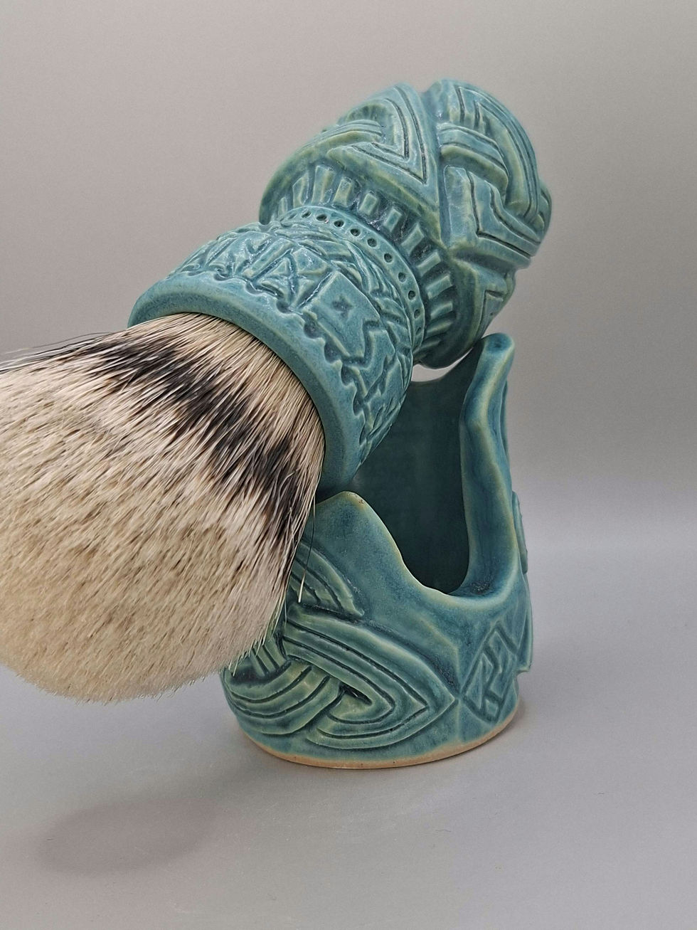 Thumbnail: Celtic/Viking Brush/Razor Stand/Display 