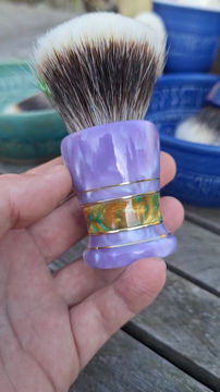 Thumbnail: "Purple Haze" 26mm Acrylic/Brass 