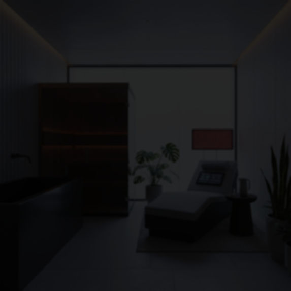 Wellness room at Southern Glow IV Forsyth with lounge chair.