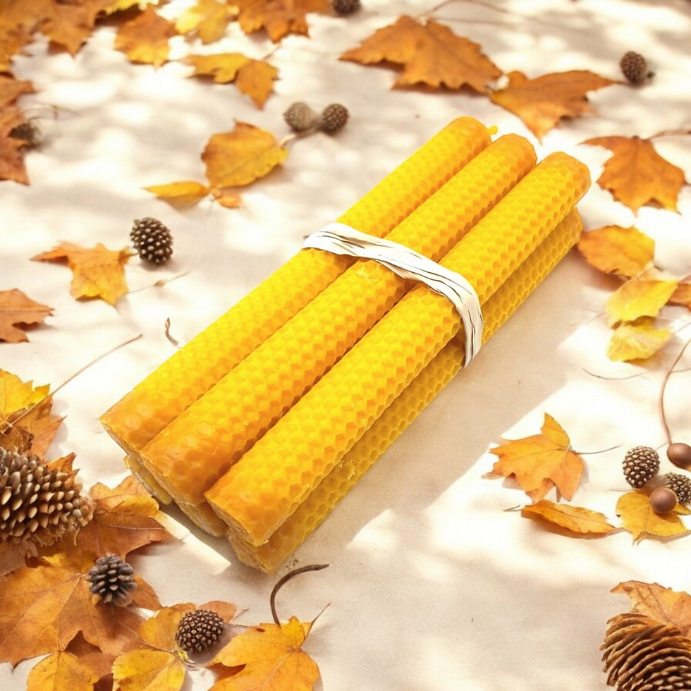 Bougie en Cire d'Abeille - Puissance Spirituelle et Esotérique Divin"