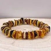 Bracelet chips d'ambre