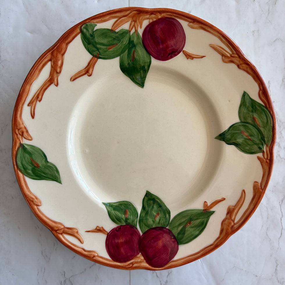Thumbnail: Vintage Franciscan Apple Earthenware Bread & Butter / Dessert Plates — Set of 8