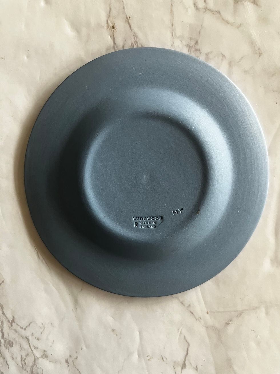 Thumbnail: Vintage Light Blue Jasperware Landmark Dish Tower of London Muses by Wedgwood