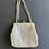 Thumbnail: Vintage Regale White Sequin Rose Cocktail Bag –Hong Kong 6.5” x 6.5”