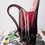 Thumbnail: Vintage L.E. Smith 15” Amethyst Swung Glass Ewer – Mid-Century Modern Art Glass 