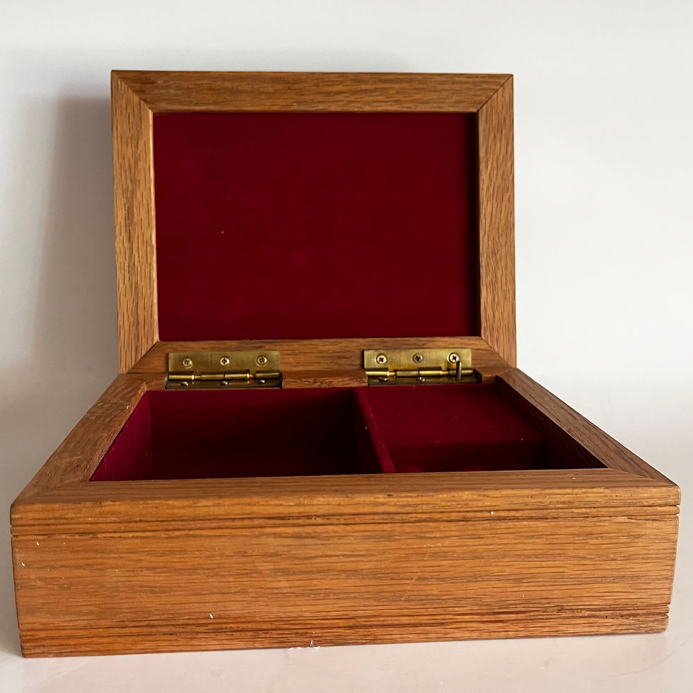 Thumbnail: Vintage Labrador Dog Music Jewelry Box Edelweiss Tune Wood Trinket Box Hunting L