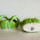 Thumbnail: Pair of Vintage Ceramic Double Swan Candle Holders Hand Painted Japan Lime Green