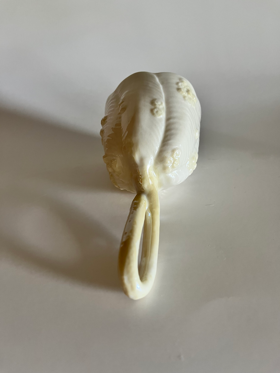 Thumbnail: Vintage Belleek Porcelain Bell – 4th Green Mark (1946–1955), Irish Collectible