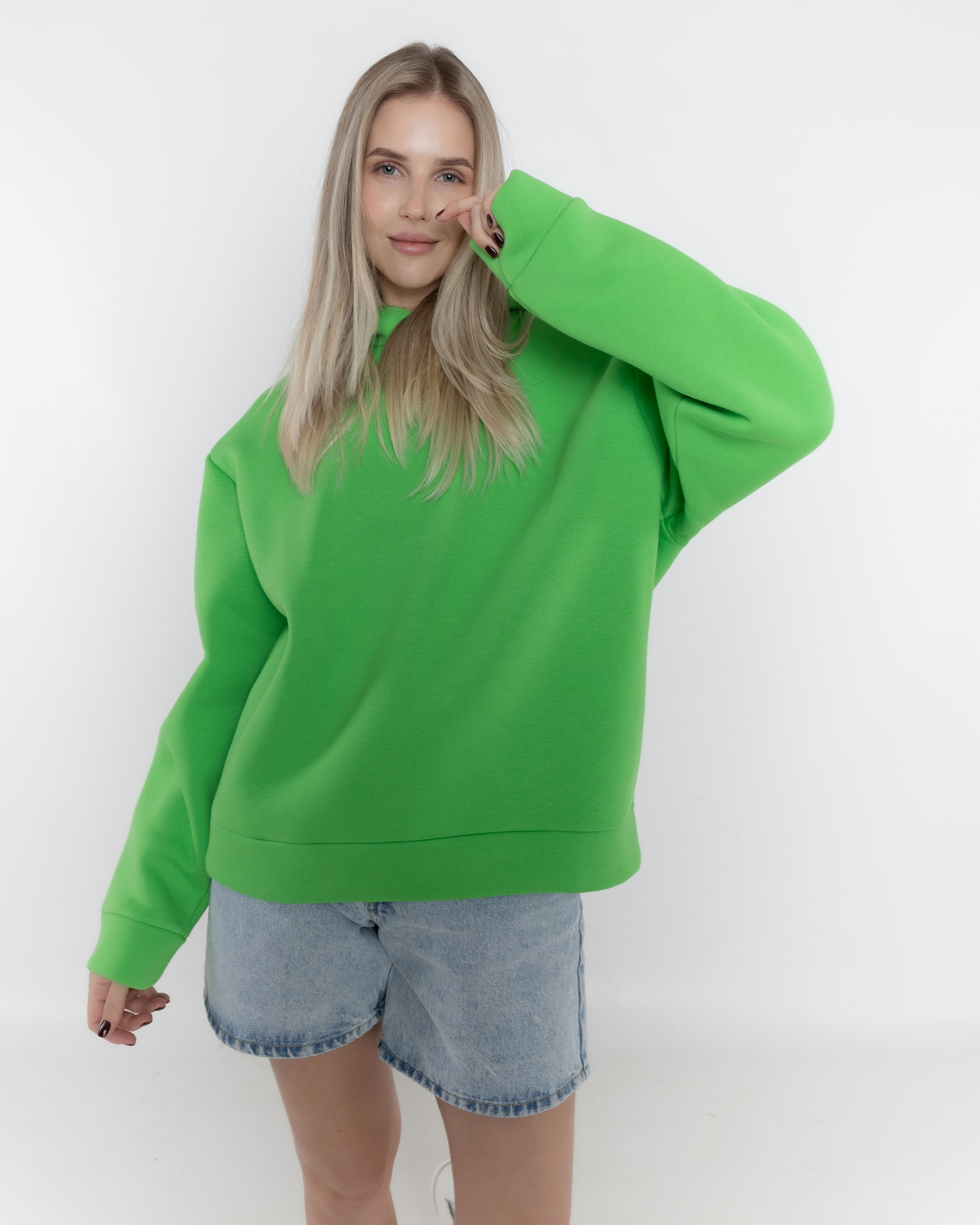 HOODIE NEON LIME