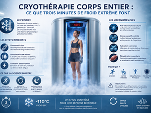 Cryothérapie corps entier : ce que trois minutes de froid extrême font (et ne font pas)