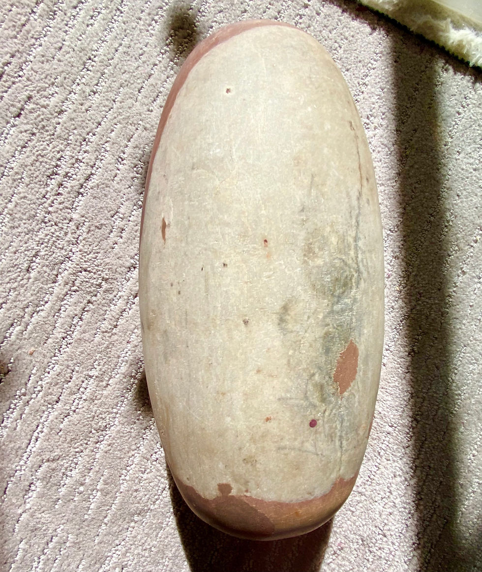 Thumbnail: Shiva Lingam Stone from Narmada River from India