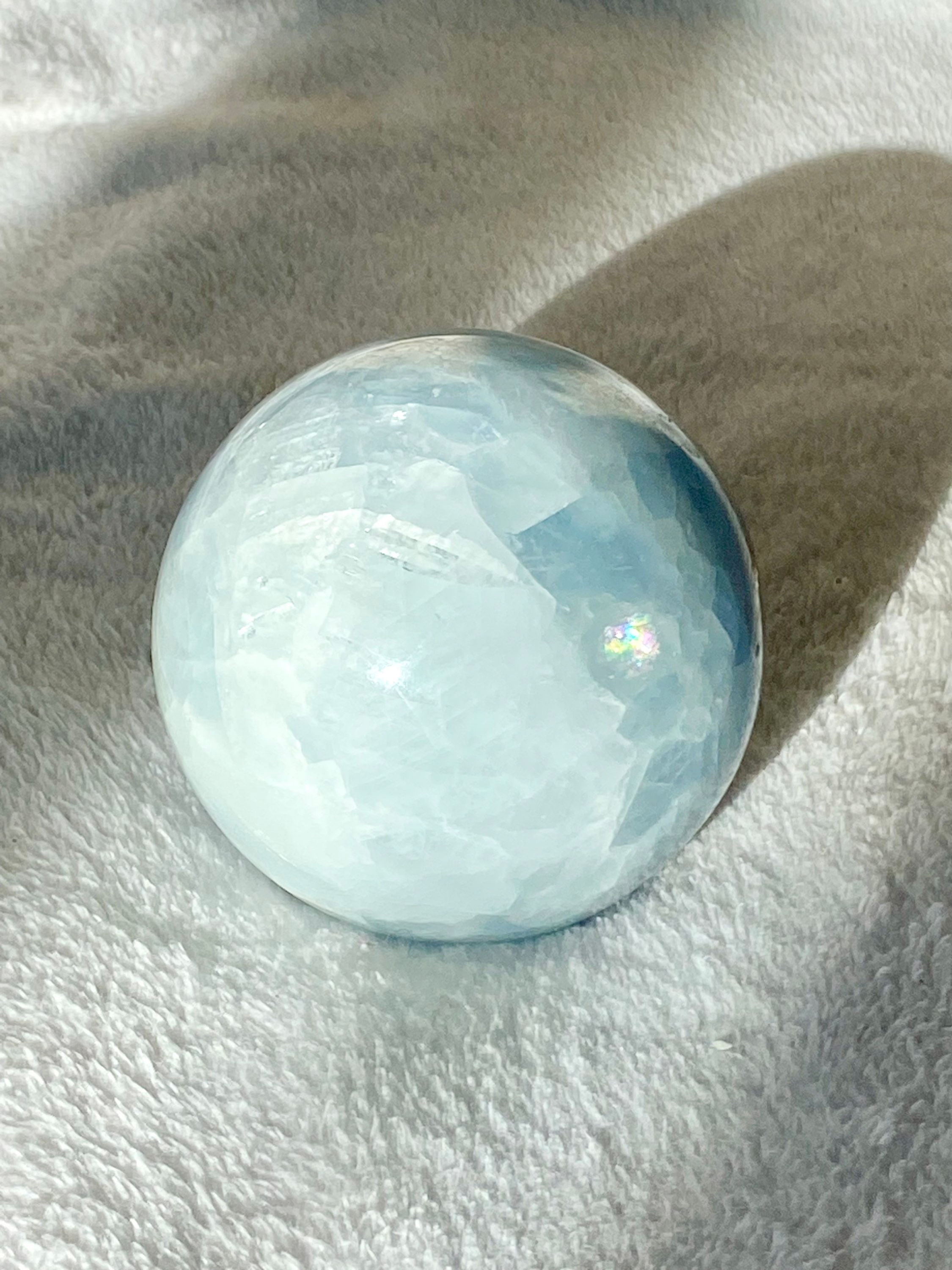 Blue Calcite Sphere 