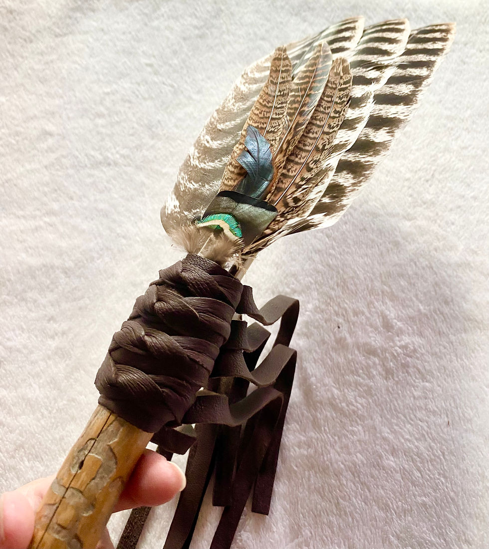 Thumbnail: Wild Turkey Smudge Fan with Pine