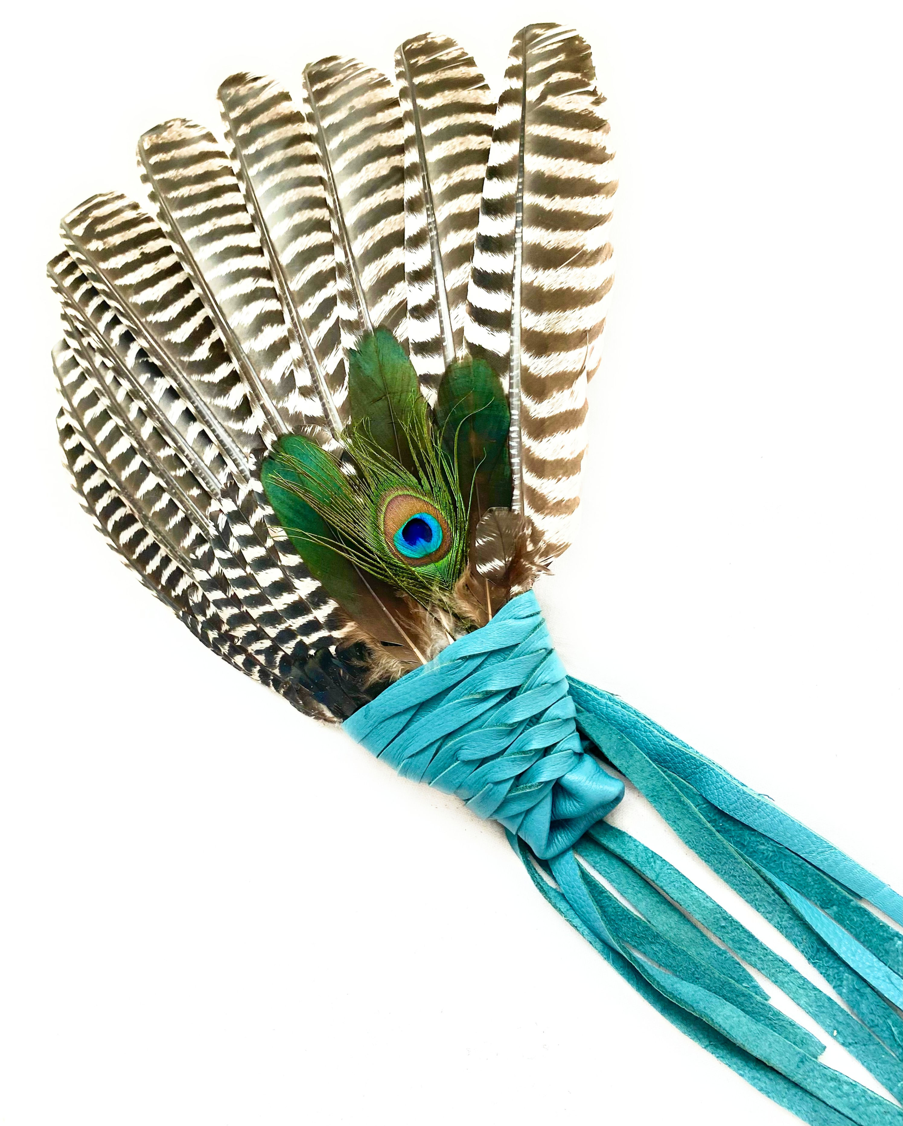 Extra Large Wild Turkey Wing Smudge Fan