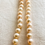Thumbnail: AA Grade Champagne Freshwater Pearl necklace with 14 kt gold