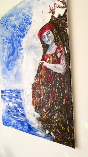 Thumbnail: Pele and the Ocean, painting
