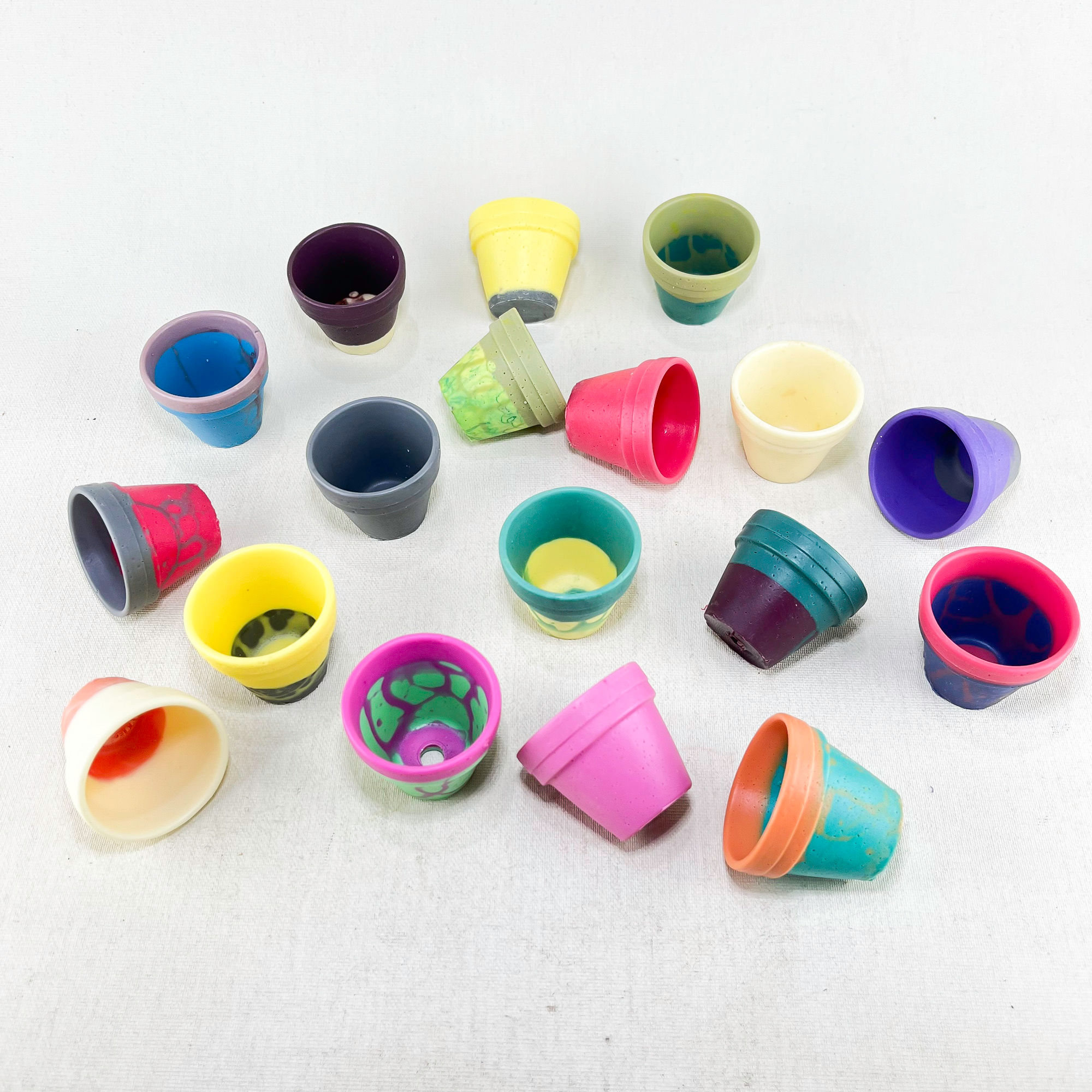 Mini Saksı - Plastik Hava Bitkisi Saksısı Tillandsia Holder