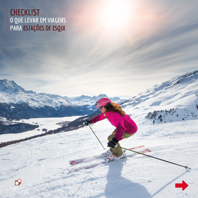 CHECKLIST - O QUE LEVAR EM VIAGENS PARA ESTAÇÕES DE ESQUI