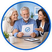 Couple making an informed Medicare decision.
