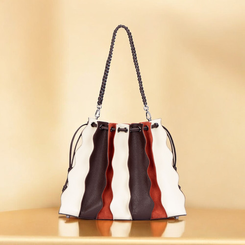 Leather Drawstring Bag | Women's Drawstring Bag | Theugi New York