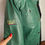 Thumbnail: Tapered Leather Shirt Jacket - Green